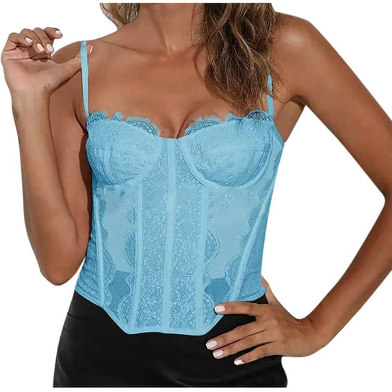 Womens Lace Bralettes Cami Tops, Sexy Lace Bralette for Women V Neck Camisole Lingerie Spaghetti Strap Tube Slim Tank Top XS-XL