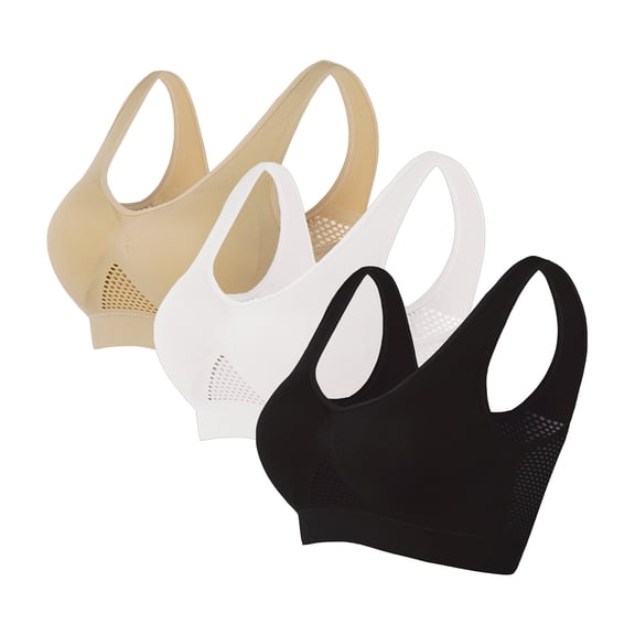 Womens Lace Bralettes Padded Bra Feature V-Neck T- Bra Multi-color Shirt Style W-24 L