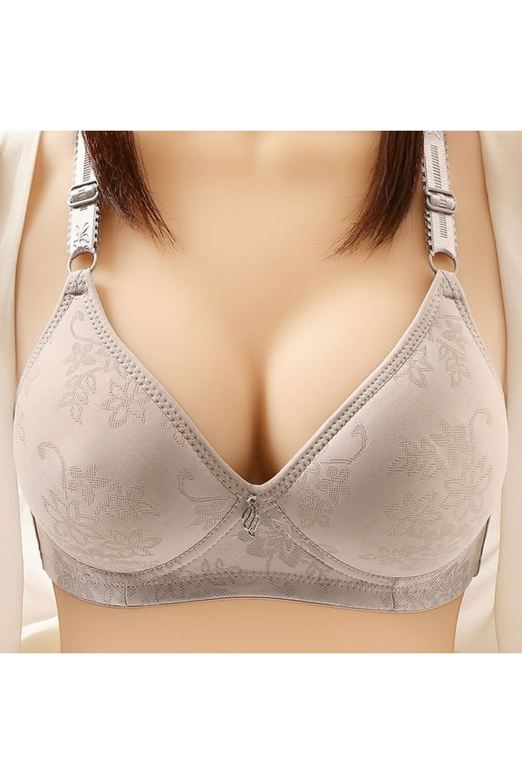 Womens Lace Bras Wireless Lift T-shirt Bras Seamless Full Coverage Bralettes Elegant Breathable Full Figure Bras