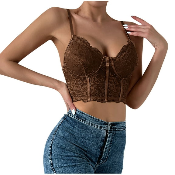 Womens Lace Corset Top V Neck Elastic Straps Shirt Fashion Party Streetwear Going Out Corset Tops