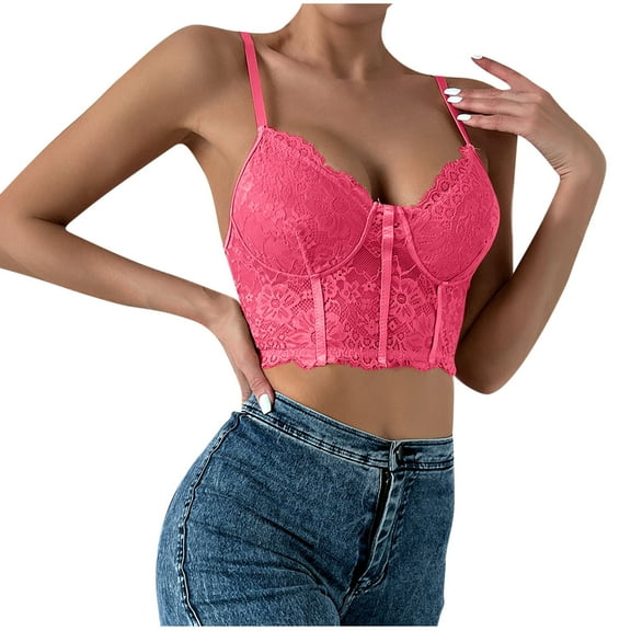 Womens Lace Corset Top V Neck Elastic Straps Shirt Fashion Party Streetwear Going Out Corset Tops