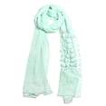 thumbnail image 1 of Womens Lace Oblong 28 Inch by 80 Inch Scarf Mint, 1 of 1