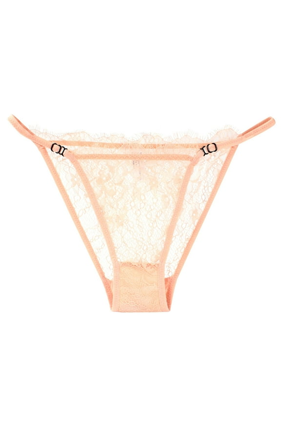 Womens Lace Panties Adjustable Thin Strap Transparent Sexy Seamless Panties