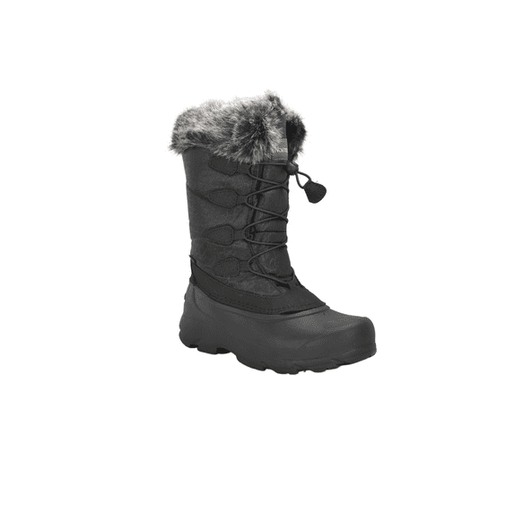 Womens Lace Winter Boots Black