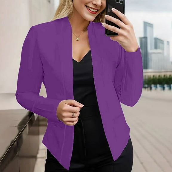 Womens Ladies Cardigan Solid Long Sleeve Pocket Coat Outerwear Trench Coat Coat Womens Jackets Casual Coats for Women Hooded Jacket Women Womens Olive Jean Jacket And Plain Women Women Dress Jackets