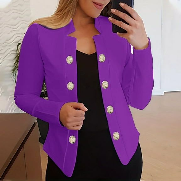 Womens Ladies Cardigan Solid Long Sleeve Pocket Coat Outerwear Trench Coat Fall Jackets for Women Trendy Womens Cool Jackets Cute Jackets for Women Fall Women Suit Jacket Womens Western Jackets