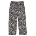 thumbnail image 1 of Womens Ladies Plush Fleece PJ Pajama Pants, LEOPARD, Size L, 1 of 1