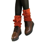 Womens Ladies Twist-Knitted Short Compression Socks Women Leg Warmers Socks Short Youth Baseball Socks Flap Boot Cover
