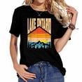 thumbnail image 1 of Womens Lakes Camping Nature Outdoor - Wilderness Lake Ontario T-Shirt, 1 of 5