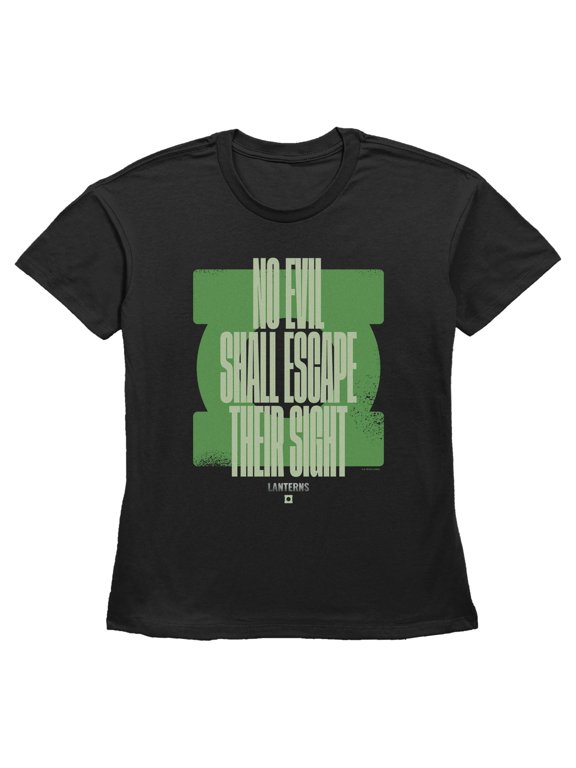 Womens Lanterns No Evil Shall Escape Logo T Shirt