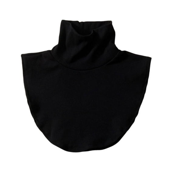 Womens Large Fake Collar Detachable Dickeycollar Half Mock Turtleneck Wear Outer Or in Sweater Hoodie High Neck Mockcollar for Women