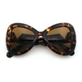 thumbnail image 1 of Womens Large Mod Thick Plastic Bow Tie Butterfly Chic Fashion Sunglasses Tortoise - Brown, 1 of 8