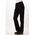 thumbnail image 1 of Chef Works Womens Lightweight Slim Chef Pants (PBN01WBLKL), 1 of 7