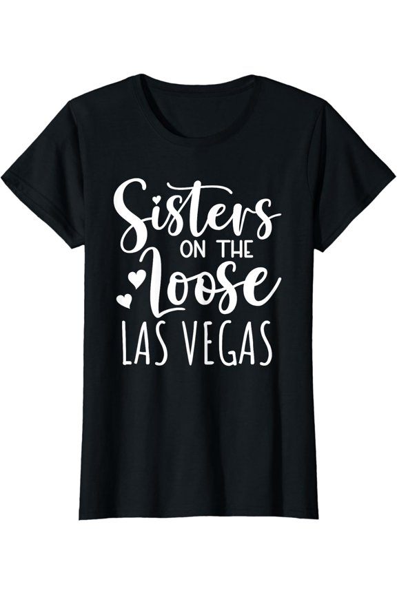 Womens Las Vegas Girls Trip 2023 Girls Weekend Friends Bff T-Shirt Size S-5XL