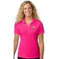 thumbnail image 1 of Womens Laughing Tears Emoji LMFAO Polo Shirt, 3XL Pink Raspberry, 1 of 5