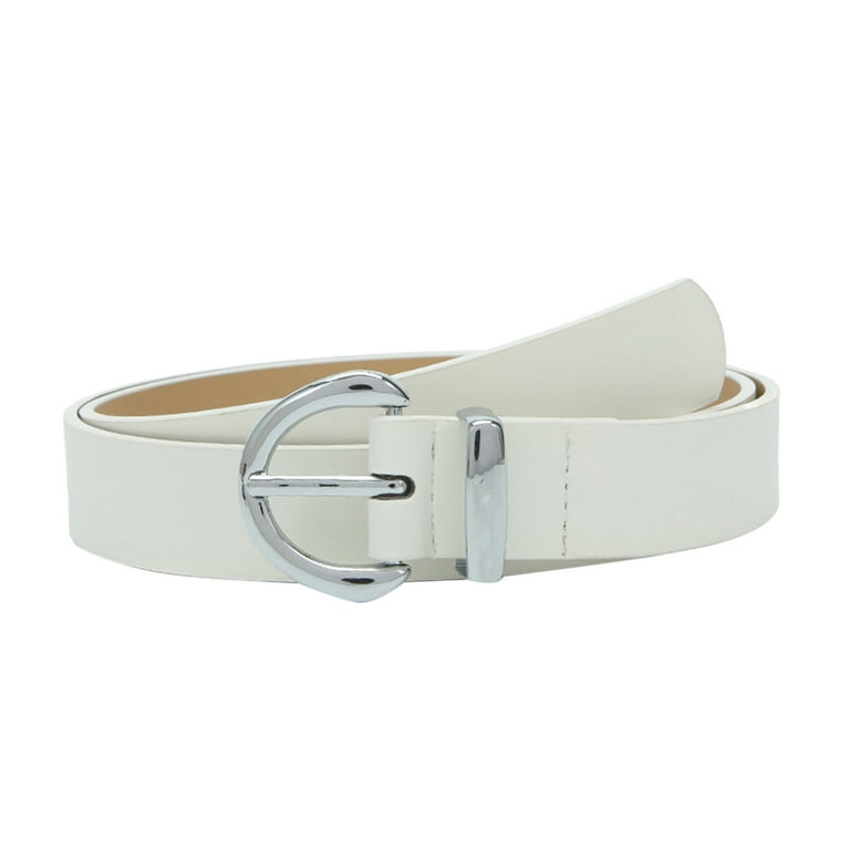 Womens Leather Belts For Jeans Dresses Fashion Gold Buckle  display picture 2