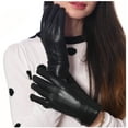 thumbnail interactive-video image 1 of Milwaukee Leather Women's SH722 Classic Unlined Zipper Front Leather Driving Gloves – Black 1 of 4