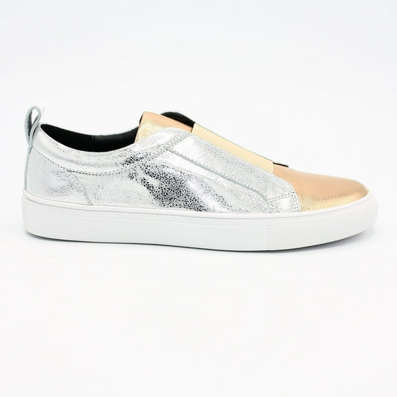 Womens Leather Slip-On Sneakers with Flexi-Mold Soles