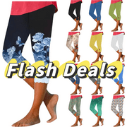 XDEGOGE Womens Leggings Clearance Under $10 Womens Capri Leggings Summer Plus Size Capris Workout Yoga High Waisted Capri Pants Casual Pull on Capris with Pockets Stretchy Leggings Compression Pants Xxxl