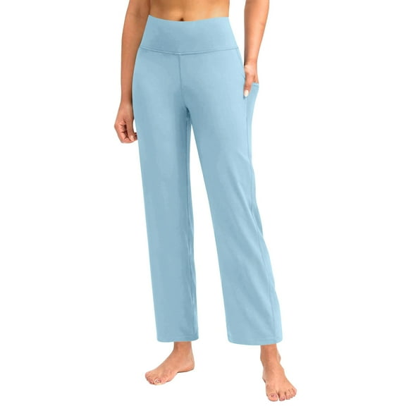 Womens Leggings High Waisted Athletic Activewear Pants with Pocket Stretchy Sports Full Length Compression Leggings