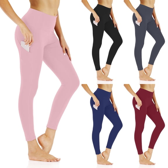Womens Leggings High Waisted Buttery Compression Activewear Pants Stretchy Sports Tummy Control Yoga Pants