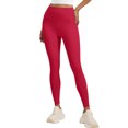 thumbnail image 1 of OIOLOYJM Womens Leggings High-Waisted Tummy Control Yoga Pants Casual Lounge Compression Workout Booty Tights Red 3XL, 1 of 5
