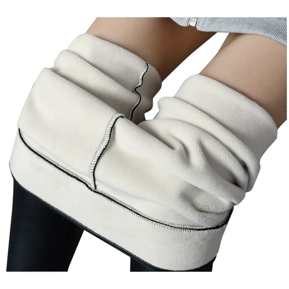 Womens Leggings Tights Breathable Leather Stretchy Pleather Warm Pants Female Womens Workout Leggings