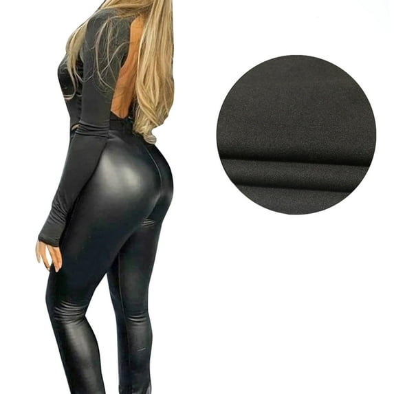 Womens Leggings Tights Breathable Pu Leather Pants Warm Pants Thick Womens Workout Leggings