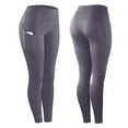 thumbnail image 1 of Womens Leggings Tummy Control Plus Size Sports Tights Fitness High Waisted Womens Yoga Pants,Dark Gray,3XL, 1 of 5