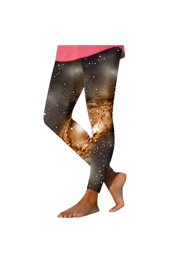 Womens Leggings Tummy Control,Women's Ankle Length Footless Elastic Leggings Yoga Pants