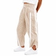 thumbnail image 1 of Womens Leopard Baggy Wide Leg Track Pants Elastic Waist Y2K Sweatpants, 1 of 5
