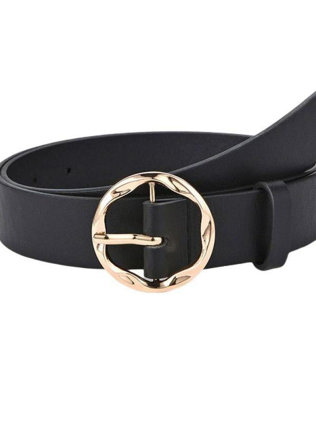 Leopard Print PU Leather Belt with Alloy Buckle, Adjustable Sizes for Pants Amazon.com: Ladies Thin Leopard Belt for Women Animal  main image 2