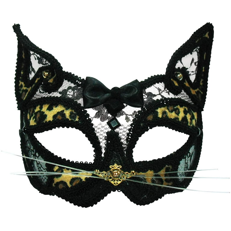 Womens Leopard Transparent Mask On Headband Eye Masks Female Halloween Costume Womens Leopard Transparent Mask On Headband Eye Masks Female Halloween Costume