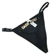 thumbnail image 1 of Womens Letter Adjustable Diamond Embellishments Letter Sexy Seductive Thong Underwear, 1 of 3