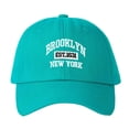 thumbnail image 1 of Womens Letter Embroidered Baseball Cap Soft Top Face Design Sunshade Adjustable Dad Hat for Lady Mint Green, 1 of 3