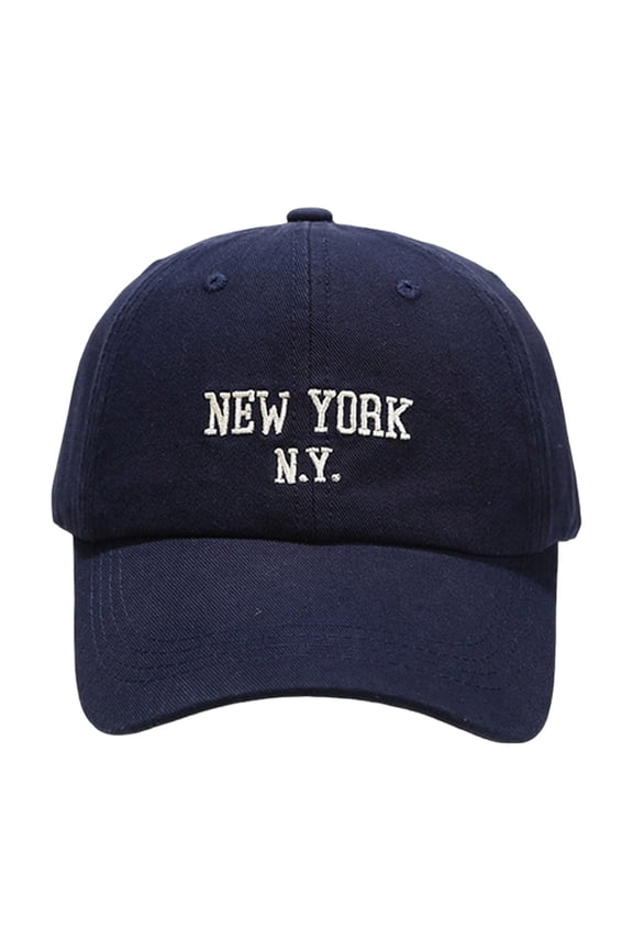 Womens Letter Embroidered Baseball Cap Soft Top Face Design Sunshade Adjustable Dad Hat for Lady