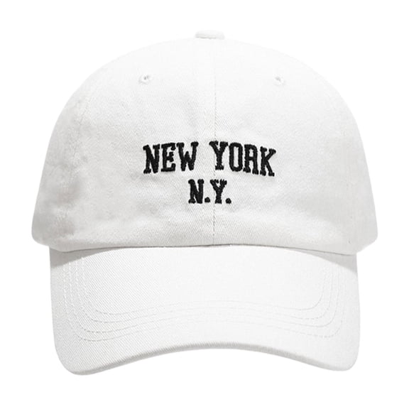 Womens Letter Embroidered Soft Baseball Cap Casual Sun Protection Face Dad Hat