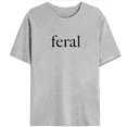 thumbnail image 1 of Womens Letter Print Tshirts Feral Graphic Tees Short Sleeve Casual Tops Cotton Shirts for Daily Outfits Gray,M, 1 of 5