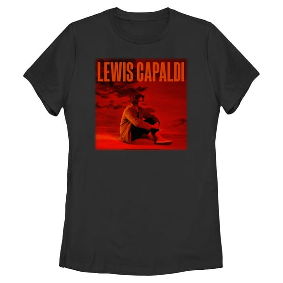 Womens Lewis Capaldi Red Sky Cover T Shirt