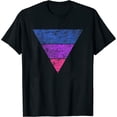 thumbnail image 1 of Womens Lgbt Bi Pride Bisexual Triangle Equal Support Gay Lesbian T-Shirt Black 4X-Large, 1 of 5