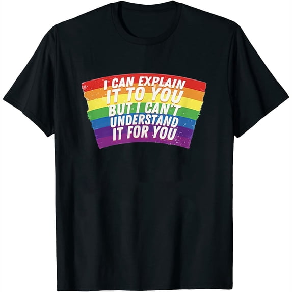 Womens Lgbt Gay Pride Month Rainbow Flag Lesbian Equality T-Shirt Black Large