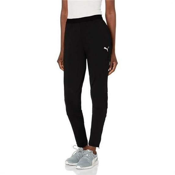 Womens Liga Training Pants, Black & White - Large