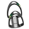 thumbnail image 1 of Womens Light Black Ring Anillo Para Mujer Stainless Steel Ring with Top Grade Crystal in Multi Color Tafariah, 1 of 4