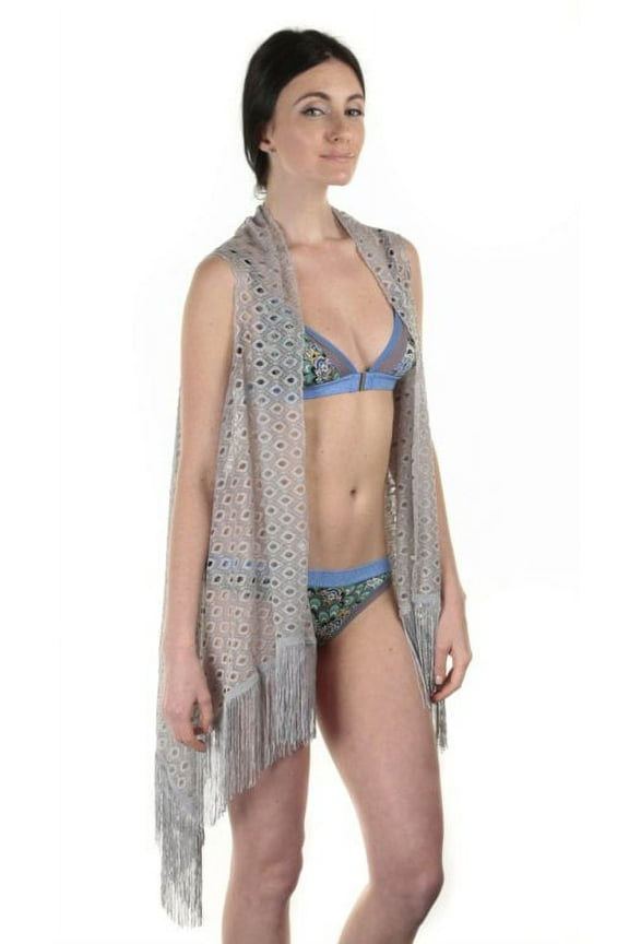 Womens Light Lace Bikini Coverup Swimsuit Beach Cover Up Cardigan