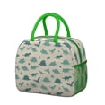 thumbnail image 1 of Womens LightBeige Cartoon Dinosaurs Silhouettes Pattern Lunch Box for Work,Insulated Lunch Bag for Women,Loncheras Para Mujer,Leakproof Adult Lunch Bag for Work,Beach,Travel,Picnic,Camping, 1 of 7