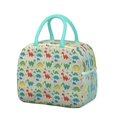 thumbnail image 1 of Womens LightGreen Cartoon Dinosaurs Colorful Elements Pattern Lunch Box for Work,Insulated Lunch Bag for Women,Loncheras Para Mujer,Leakproof Adult Lunch Bag for Work,Beach,Travel,Picnic,Camping, 1 of 7
