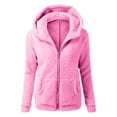 thumbnail image 1 of Womens Lightweight Comfy Warm Plus Size Jackets Zip Up Hoodies 2024 Winter with Pockets, 1 of 6