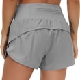 thumbnail image 1 of Womens Lightweight Gym Athletic Workout Shorts Liner - Quick Dry Running Spandex Shorts Mesh Zipper Pockets, 1 of 3