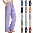 thumbnail image 1 of Womens Lightweight Hiking Pants Breathable Quick Dry Waterproof Camping Fishing Running Athletic Active Jogger Pant, 1 of 7