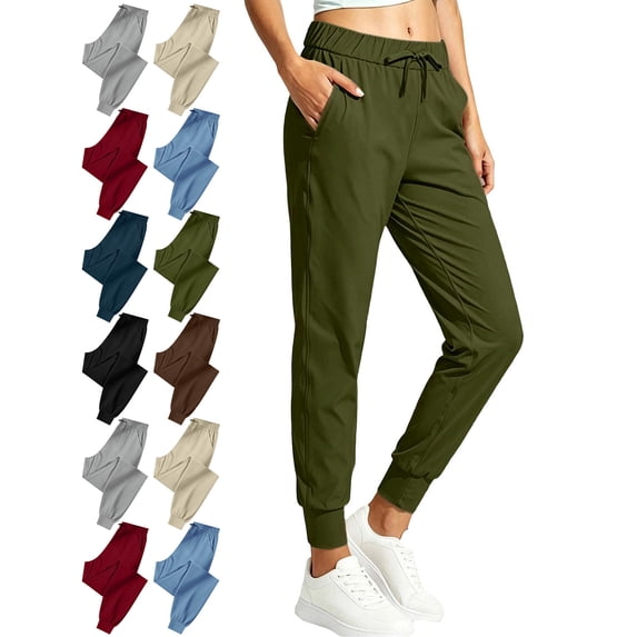 Womens Lightweight Hiking Pants Quick Dry Stretch Joggers for Running Workout Summer Women Lightweight Casual Pants